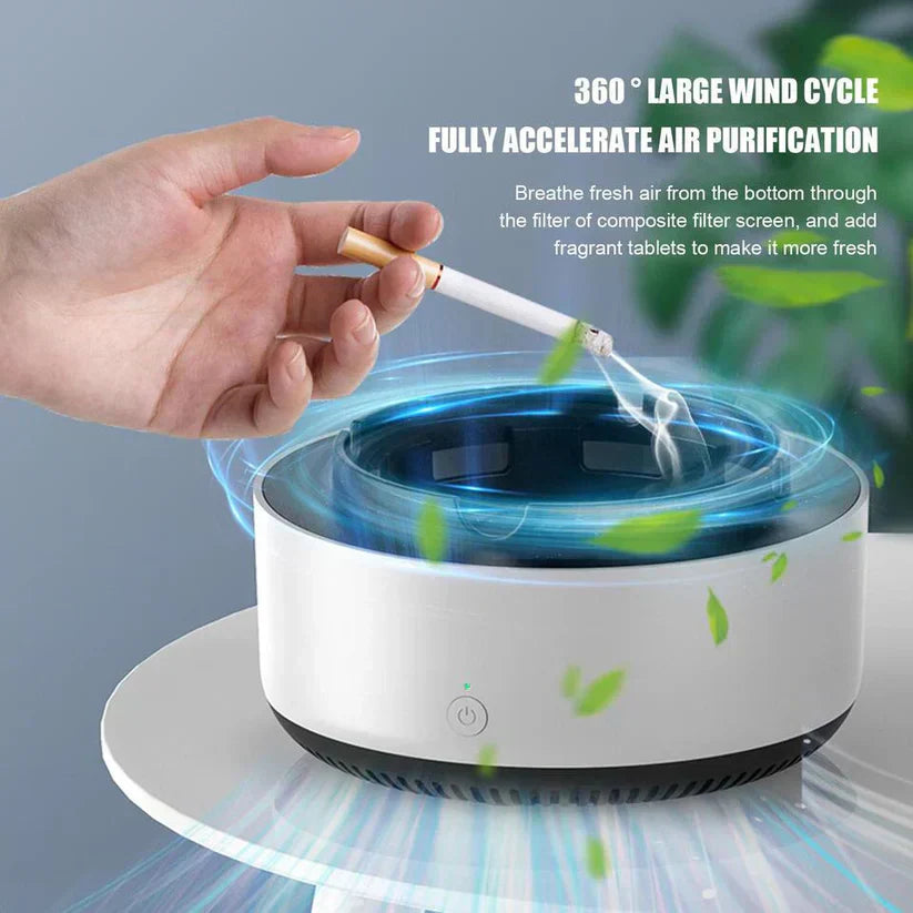 Smart Smoke Suckion Ashtray ( Hot Selling in Pakistan️🔥 )