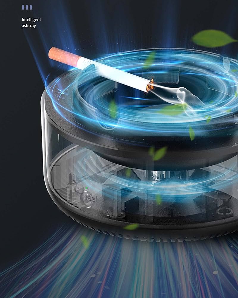 Smart Smoke Suckion Ashtray ( Hot Selling in Pakistan️🔥 )
